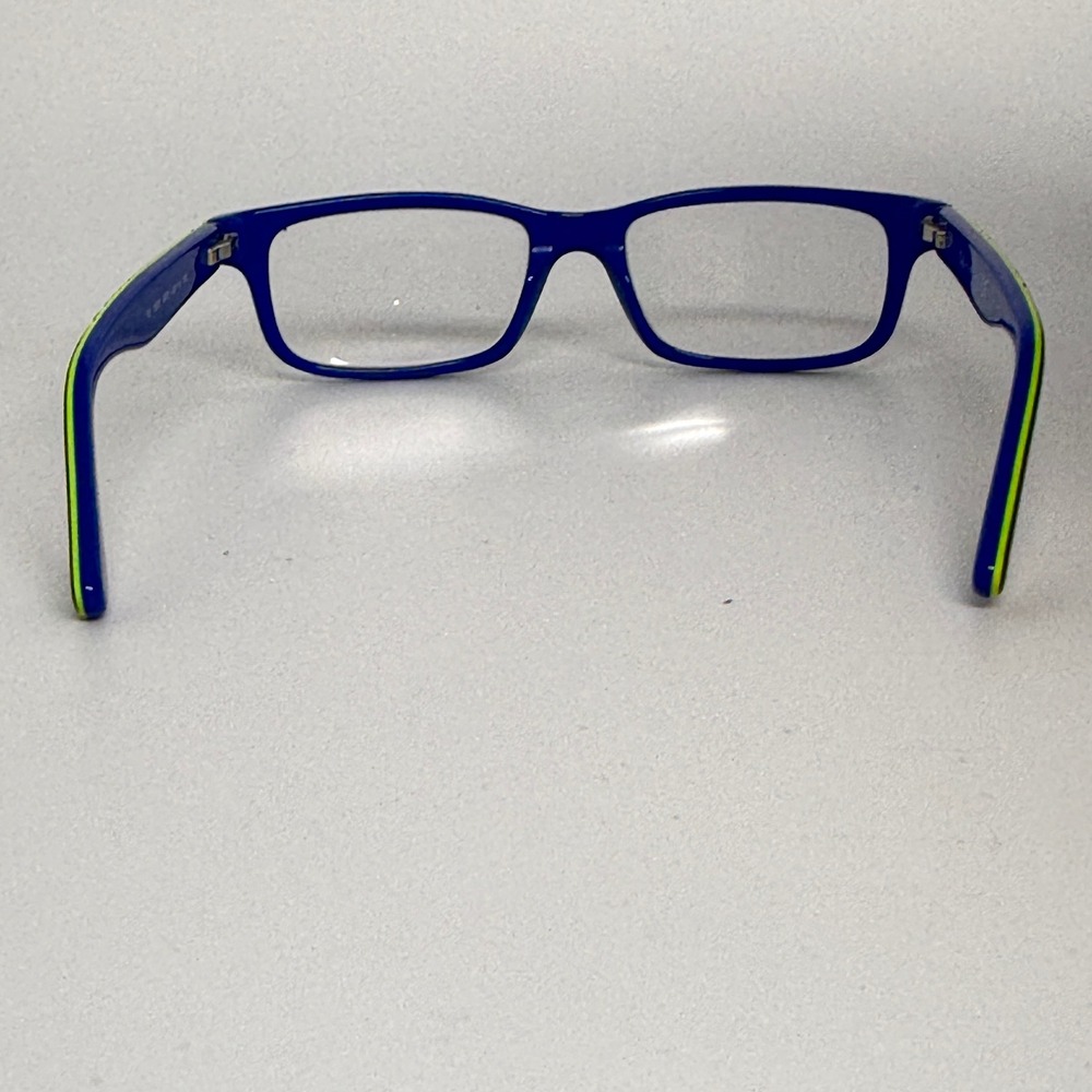 Ray-Ban Kids Blue Neon Green Rectangular Eyeglasses RB 1535 3600 48-16 130 21718 - Picture 3 of 7